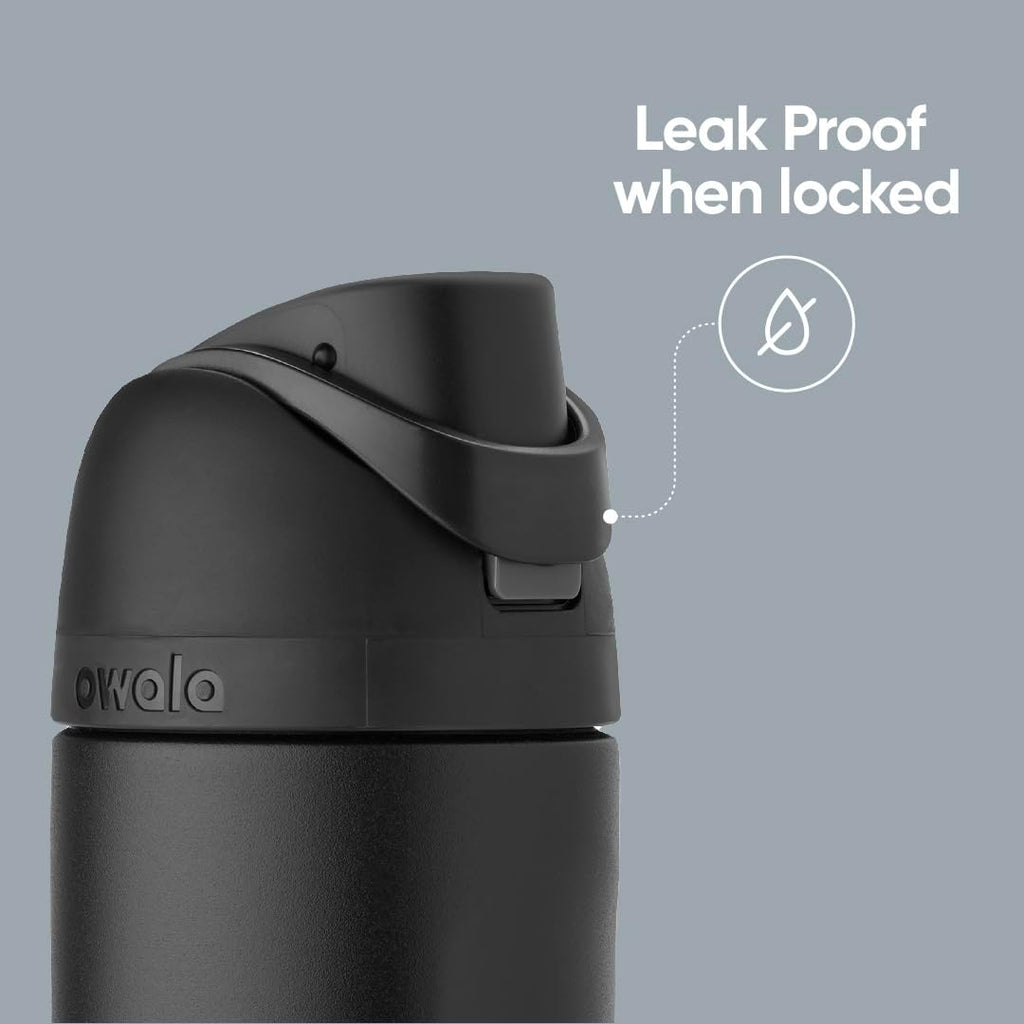 Stay Hydrated in Style with the Owala FreeSip Insulated Stainless Steel Water Bottle - 24 Oz Denim, Perfect for Travel!